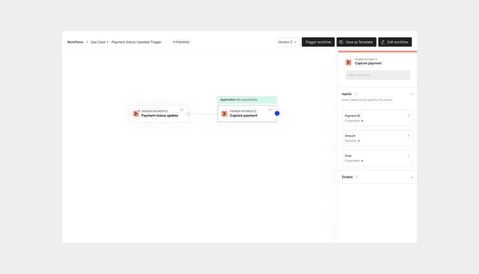 Workflow example