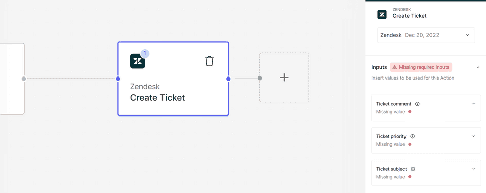 missing required inputs