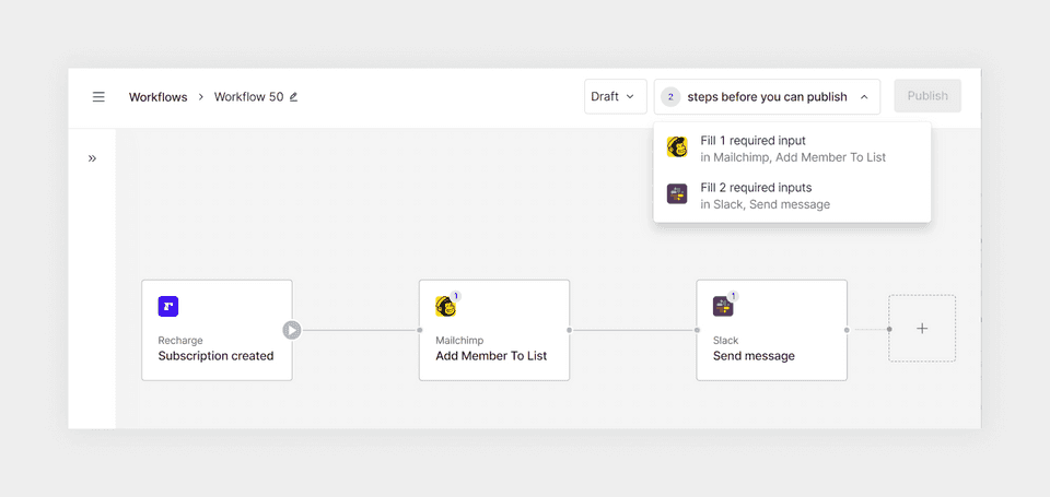 Workflow validation